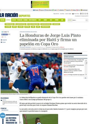 Prensa internacional cataloga como 'fracaso' eliminación de Honduras