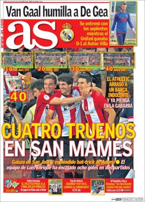 Las portadas de los diarios deportivos en el mundo