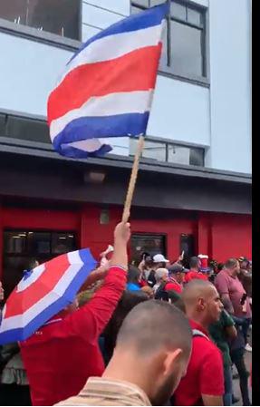 Tambores, bailes,  el pitbull disfrazado y mucha alegría en Costa Rica tras lograr su clasificación al Mundial de Qatar 2022