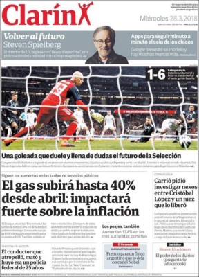 Sin piedad las portadas contra Argentina: 'Vergüenza mundial y Sampaliza'
