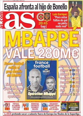 Las portadas por el mundo revelan los próximos fichajes del Barcelona y Real Madrid