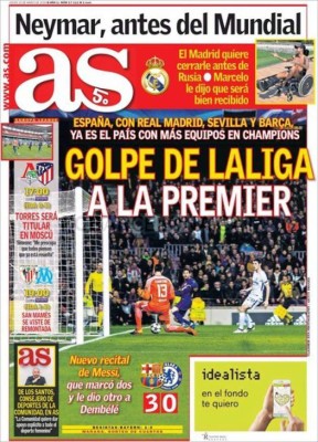 La prensa mundial se rindió ante el espectáculo brindado por Leo Messi