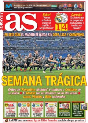 Así lucen las portadas del mundo el día después del fracaso del Real Madrid