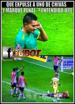 Los memes más divertidos que dejó el clásico América-Chivas