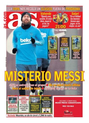 Las portadas por el mundo: Barcelona-Real Madrid se roban la atención