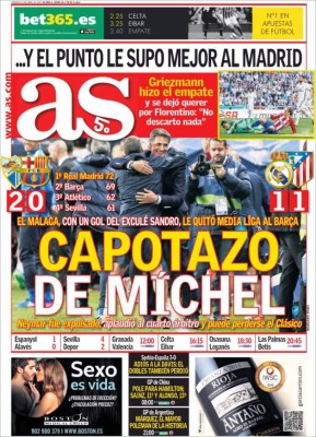 Así amanecieron las portadas de los diarios deportivos internacionales