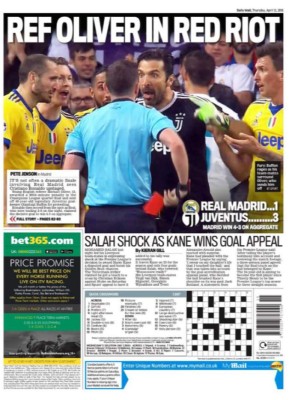 ¡Así amanecen las portadas luego de la polémica clasificación del Real Madrid!