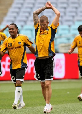 12 fotos que demuestra la buena relación de Pavón y Beckham en Galaxy