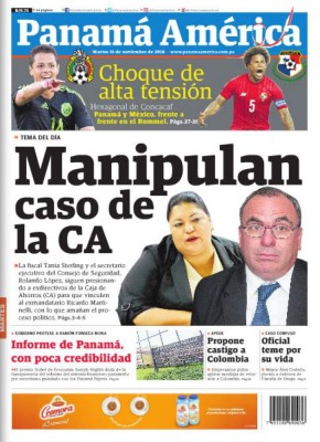 Fotos: Guerra de portadas en México y Panamá previo al choque de hoy