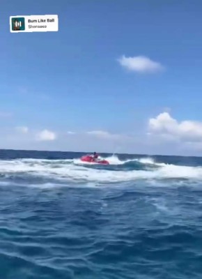 ¡Sol, playa y arena! Así disfrutó Romell Quioto el día en el que hondureños acudieron a las urnas