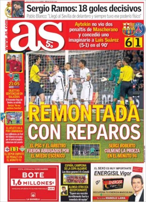 La prensa internacional se rinde a la 'noche mágica' del Barcelona