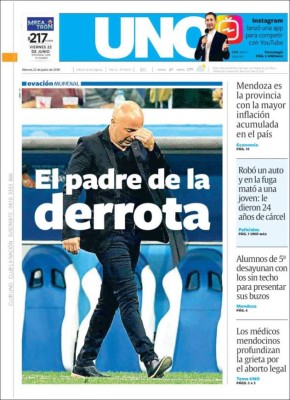 ¡BRUTAL! Las portadas de todo el mundo contra Argentina: 'Damos pena'