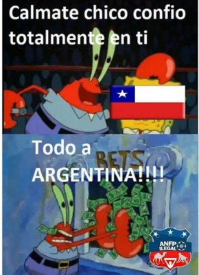 Los memes de la goleada de Brasil y del sufrido triunfo de Argentina