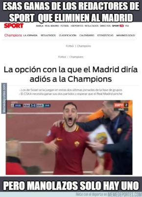 Destrozan a Isco y al Barça: Los memes del triunfo del Real Madrid sobre la Roma