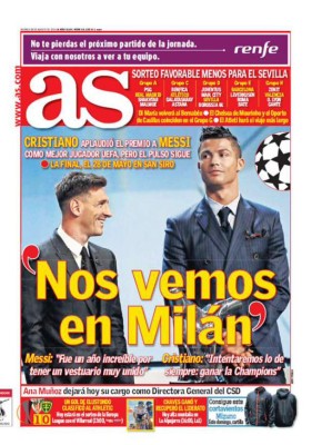 Las portadas de principales diarios deportivos del mundo para hoy viernes