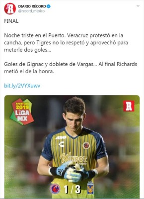 ¡Los reprochan! Esto dicen los medios y periodista luego de lo ocurrido entre Veracruz y Tigres