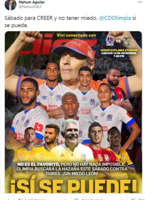 Lo que se dice en redes sobre el Tigres-Olimpia: 'Troglio, hacenos el favor... Con todo esta noche”