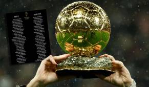 La revista France Football premiará al mejor jugador de la temporada con el Balón de Oro.
