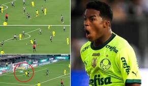 Endrick marcó dos golazos en la remontada del Palmeiras ante el líder Botafogo en la liga brasileña.