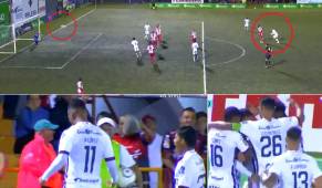 Alex López le pegó desde fuera del área para firmar el segundo tanto del Alajuelense sobre Santos de Guápiles.