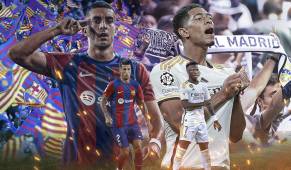 Barcelona y Real Madrid se miden por la jornada 11 de la liga española y el liderato está en disputa.