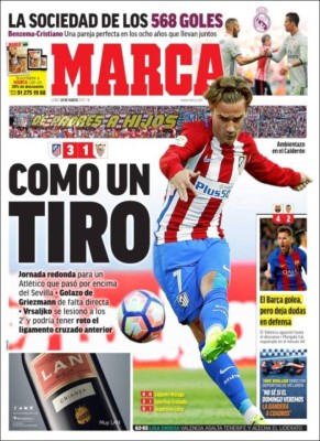 Así amanecieron hoy las portadas en el mundo del fútbol