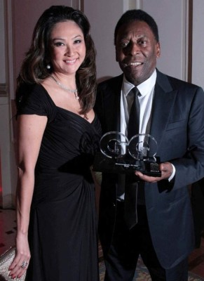 Las novias de Pelé.