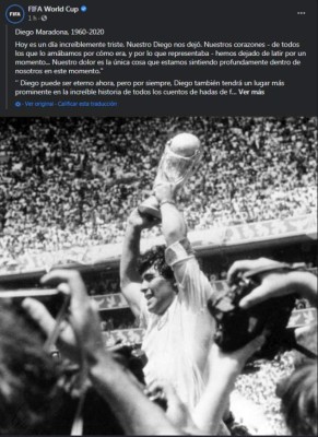 El día que Maradona se nos fue: Los mensajes más conmovedores que se dieron en las redes sociales