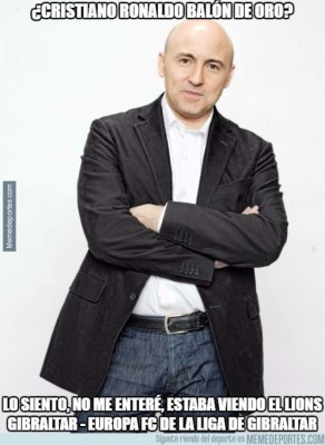 ¡Ni ganando se salva! Los memes ridiculizan a Cristiano Ronaldo tras ganar el Balón de Oro