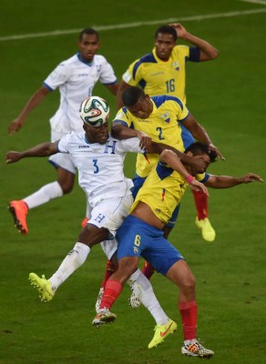 Honduras cae ante Ecuador 2-1