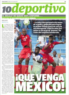 PORTADAS: Concacaf amanece respirando la hexagonal