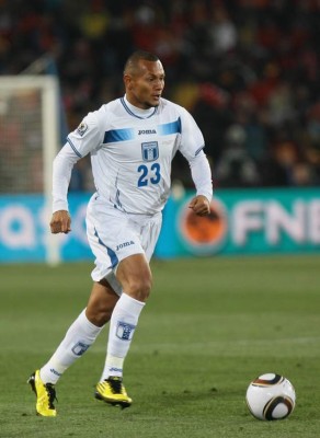 El 11 que utilizó Honduras en el amistoso con Bielorrusia en 2010 previo al Mundial de Sudáfrica