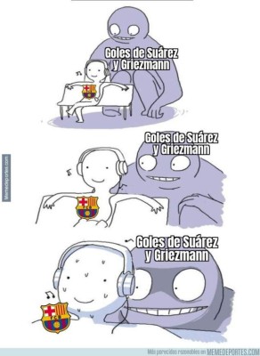 Atlético derrotó al Barcelona y los memes hacen pedazos a Koeman, Laporta y Luis Suárez