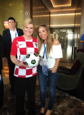 FOTOS: Así es Kolinda Grabar, la presidenta de Croacia que engalana el Mundial de Rusia