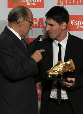 Lionel Messi recibió la Bota de Oro.