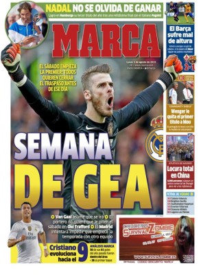 Portadas de los diarios deportivos más importantes