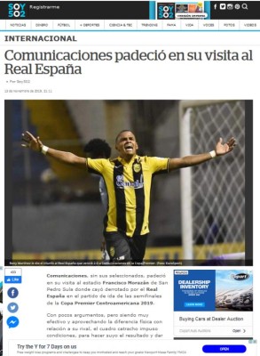 Prensa de El Salvador y Guatemala: 'La sacan barata' y 'volvieron a perder en Honduras'