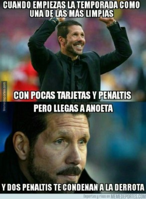 Los mejores memes de la derrota del Atlético de Madrid en Anoeta