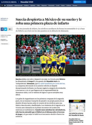 Así ve la prensa mundial el pase de México a los octavos de Rusia 2018
