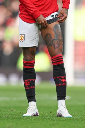 Los increíbles tatuajes de Rashford: por qué lleva referencias de San Cristóbal y Nieves y una cita impactante