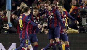 Ivan Rakitic fue el héroe de la noche para Barcelona anotando el único gol del partido.