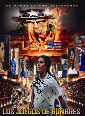 Fotomontajes dedicado al juego entre Honduras y Estados Unidos.