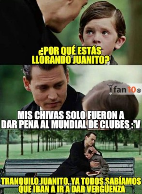 Acribillan a Chivas con memes tras hacer el ridículo en el Mundial de Clubes