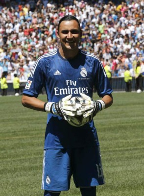 Keylor Navas fue presentado como portero del Real Madrid.