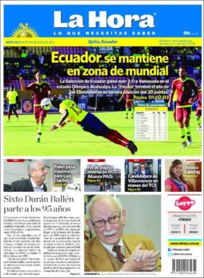 ¡CALIENTE! Las portadas que dejó la fecha de eliminatoria mundialista