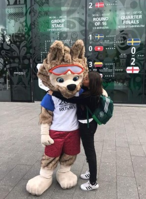 Marianna Zacarías, la periodista mexicana que enamoró a todos en Rusia