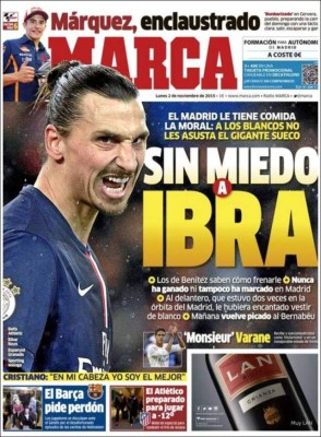 Las portadas deportivas de este lunes 02 de noviembre en el mundo