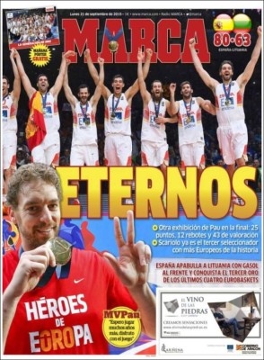 Mirá las portadas más importantes de los diarios deportivos del mundo