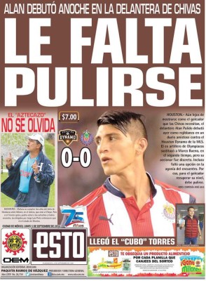 Portadas: Así informa la prensa azteca previo al México-Honduras