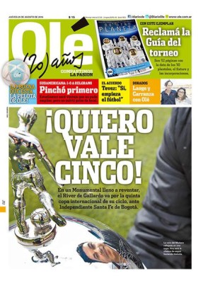 Portadas de los diarios deportivos en el mundo este jueves 25 de agosto